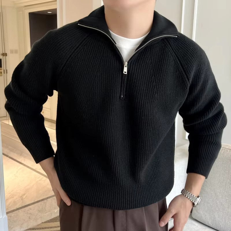 Alfie | Men's Quarter-Zip Sweater
